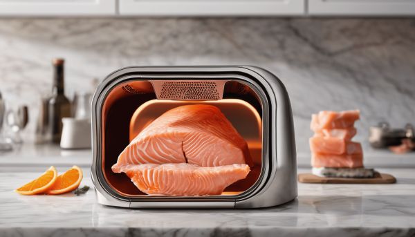 Réussir la cuisson du saumon surgelé au air fryer